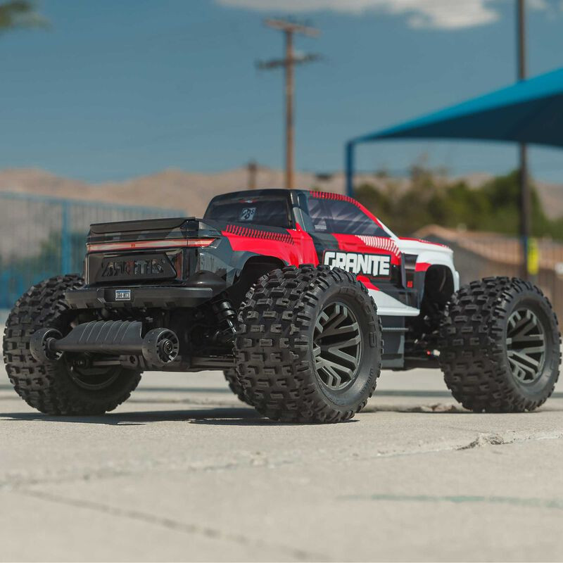 CAMION MONSTRUO ARRMA 1/10 GRANITE 223S BRUSHLESS 4WD RTR ROJO - Imagen 13