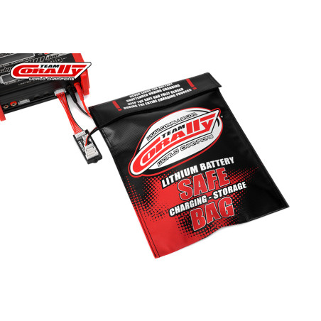 C-90246 TEAM CORALLY BOLSA CARGA BATERIAS  LIPO IGNIFUGA 22x30 - Imagen 2
