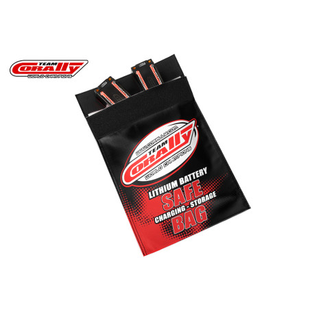 C-90246 TEAM CORALLY BOLSA CARGA BATERIAS  LIPO IGNIFUGA 22x30 - Imagen 1