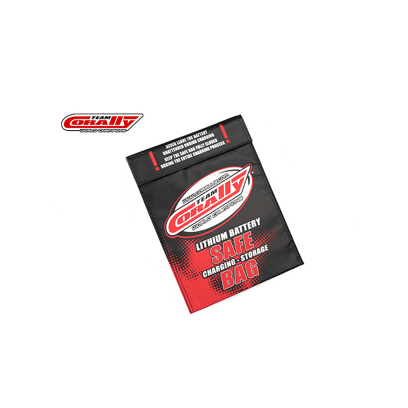 C-90246 TEAM CORALLY BOLSA CARGA BATERIAS  LIPO IGNIFUGA 22x30 - Imagen 3