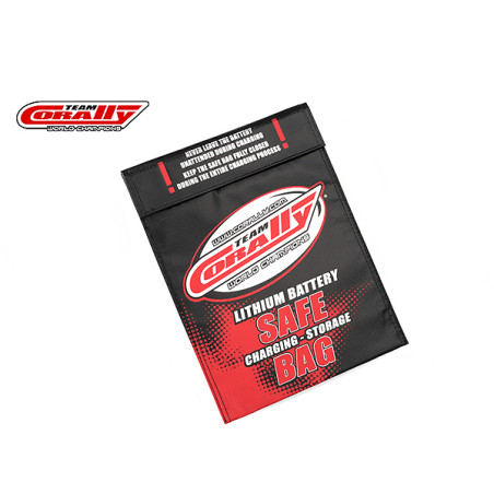 C-90246 TEAM CORALLY BOLSA CARGA BATERIAS  LIPO IGNIFUGA 22x30 - Imagen 3