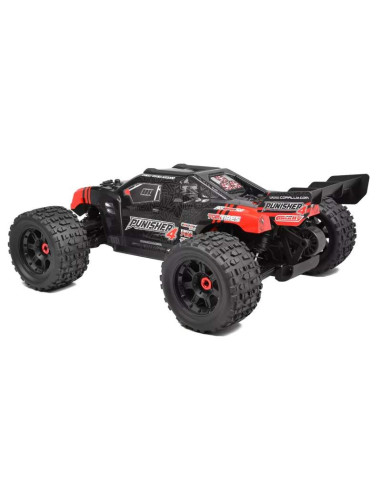 TEAM CORALLY PUNISHER 4 Brushless 4S 4WD Monster Truck 1:10 RTR, rojo - Imagen 8