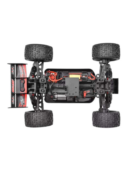 TEAM CORALLY PUNISHER 4 Brushless 4S 4WD Monster Truck 1:10 RTR, rojo - Imagen 11