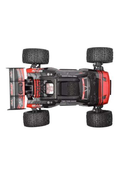 TEAM CORALLY PUNISHER 4 Brushless 4S 4WD Monster Truck 1:10 RTR, rojo - Imagen 6