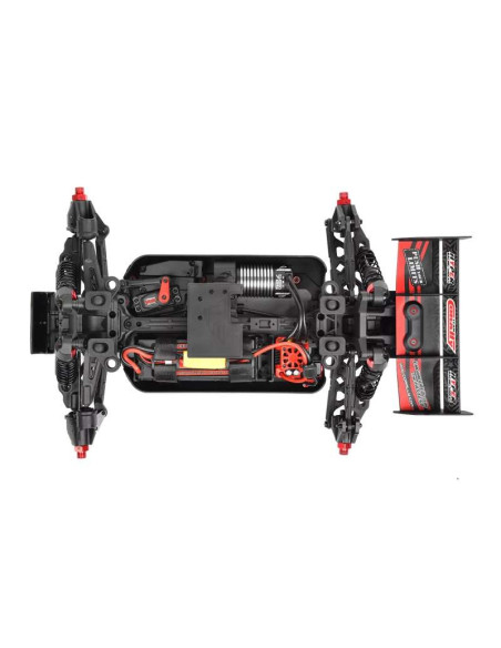 TEAM CORALLY PUNISHER 4 Brushless 4S 4WD Monster Truck 1:10 RTR, rojo - Imagen 12