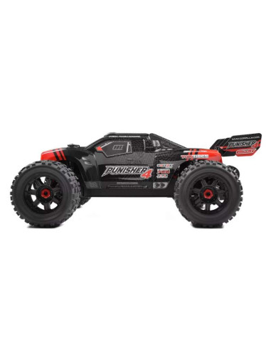 TEAM CORALLY PUNISHER 4 Brushless 4S 4WD Monster Truck 1:10 RTR, rojo - Imagen 15