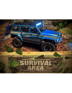 ABSIMA NISSAN PATROL 1:10 EP Crawler CR4.4 "light blue" RTR - Imagen 2