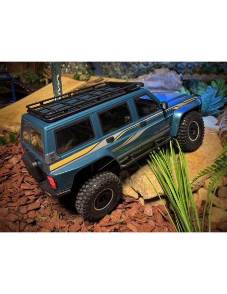ABSIMA NISSAN PATROL 1:10 EP Crawler CR4.4 "light blue" RTR - Imagen 3