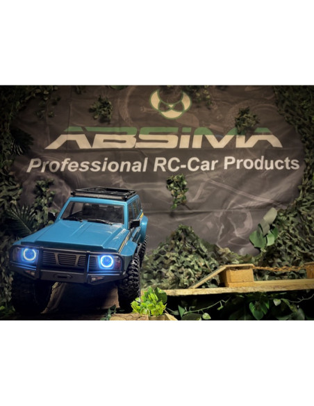 ABSIMA NISSAN PATROL 1:10 EP Crawler CR4.4 "light blue" RTR - Imagen 7