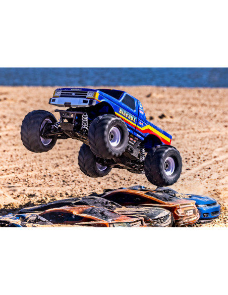 Traxxas Bigfoot 4X4 BL-2s sin escobillas: Monster Truck 4WD TQ 2,4 GHz a escala 1/10 - Azul - Imagen 5