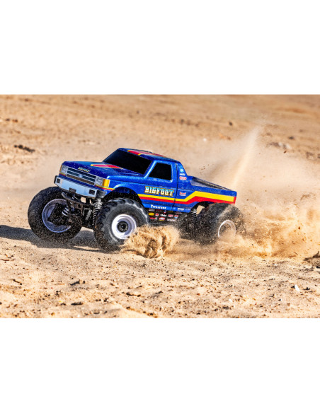Traxxas Bigfoot 4X4 BL-2s sin escobillas: Monster Truck 4WD TQ 2,4 GHz a escala 1/10 - Azul - Imagen 6
