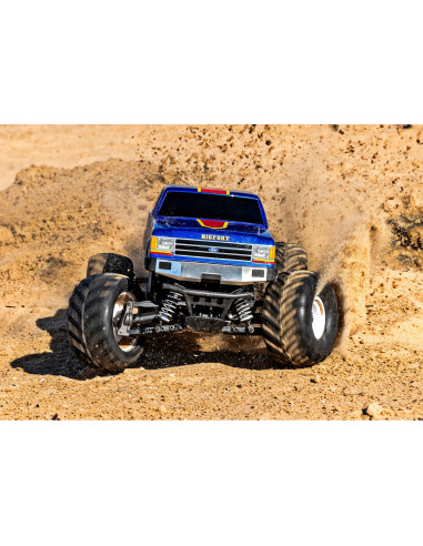 Traxxas Bigfoot 4X4 BL-2s sin escobillas: Monster Truck 4WD TQ 2,4 GHz a escala 1/10 - Azul - Imagen 7