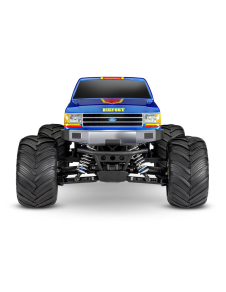 Traxxas Bigfoot 4X4 BL-2s sin escobillas: Monster Truck 4WD TQ 2,4 GHz a escala 1/10 - Azul - Imagen 2
