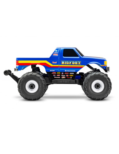 Traxxas Bigfoot 4X4 BL-2s sin escobillas: Monster Truck 4WD TQ 2,4 GHz a escala 1/10 - Azul - Imagen 3
