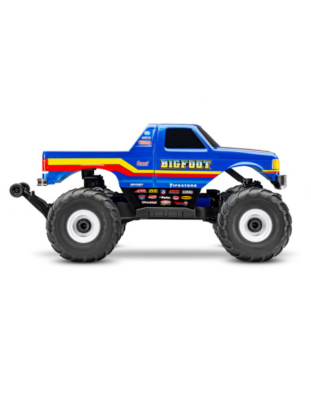 Traxxas Bigfoot 4X4 BL-2s sin escobillas: Monster Truck 4WD TQ 2,4 GHz a escala 1/10 - Azul - Imagen 3