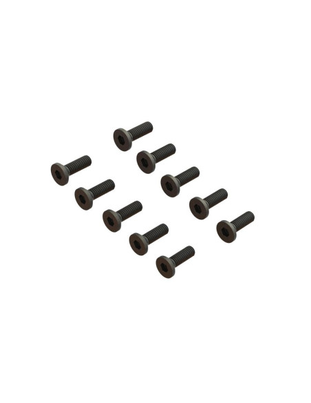 ARA702016 Tornillo de cabeza plana M2,5x8 mm (10) - Imagen 1