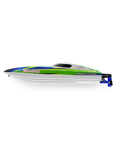 EMBARCACION DE ALTO RENDIMIENTO TRAXXAS DISRUPTOR 4S de 40+ MPH VERDE - Imagen 2