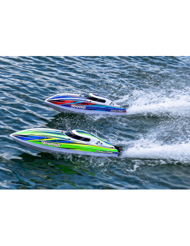 EMBARCACION DE ALTO RENDIMIENTO TRAXXAS DISRUPTOR 4S de 40+ MPH VERDE - Imagen 7