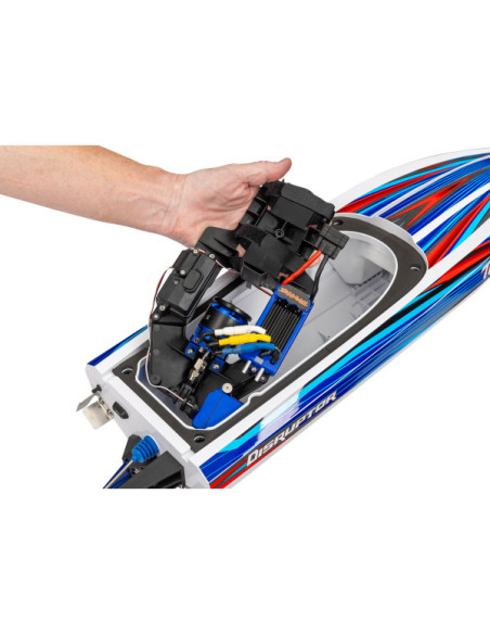 EMBARCACION DE ALTO RENDIMIENTO TRAXXAS DISRUPTOR 4S de 40+ MPH ROSA - Imagen 4