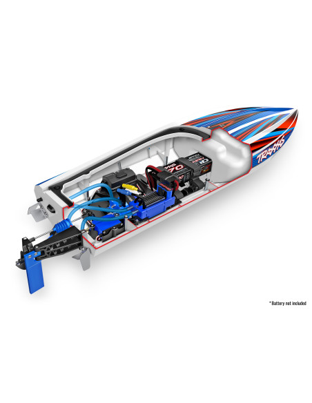 EMBARCACION DE ALTO RENDIMIENTO TRAXXAS DISRUPTOR 4S de 40+ MPH ROSA - Imagen 5