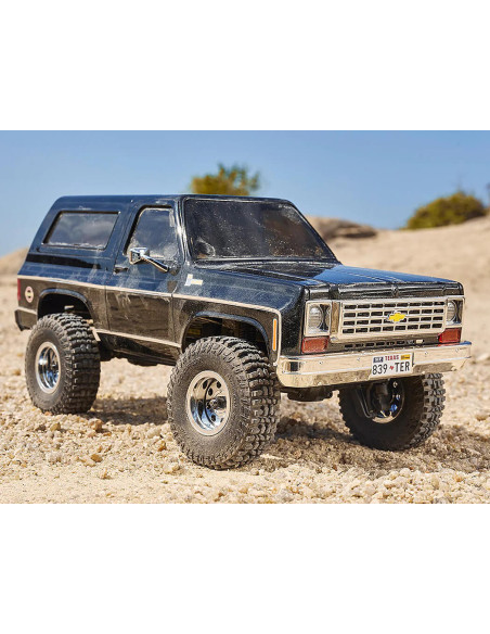 FMS Chevrolet K5 Blazer 4WD RTR, escala 1/24, color negro(INCLUYE BATERIA Y CARGADOR USB) - Imagen 5