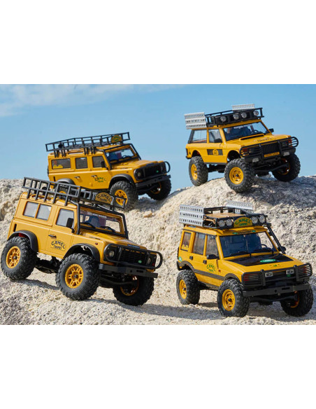 FMS LAND ROVER DEFENDER D110 RTR AMARILLO 1/24(INCLUYE BATERIA Y CARGADOR USB) - Imagen 3