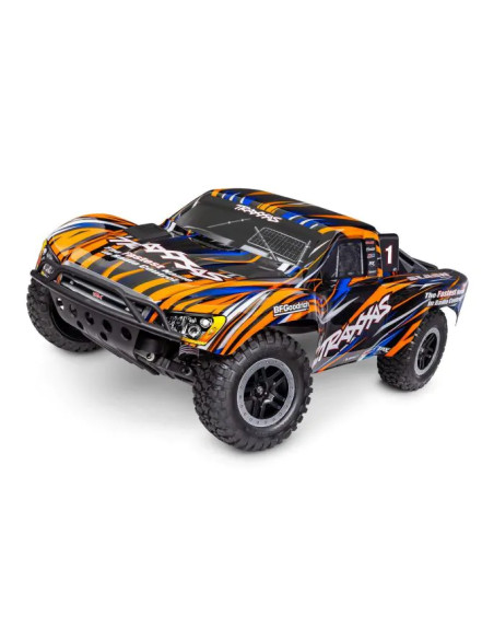 TRAXXAS SLASH BL-2 BRUSHLESS 1/10 2WD HD NARANJA - Imagen 1