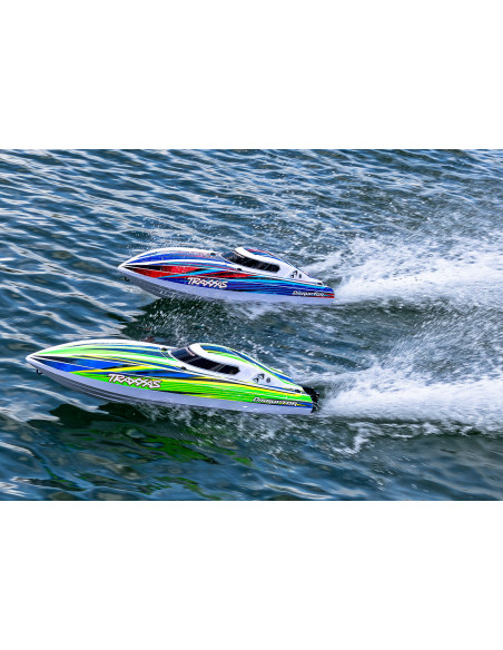 PACK EMBARCACION DE ALTO RENDIMIENTO TRAXXAS DISRUPTOR 4S de 40+ MPH AZUL+COMBO 4S TRAXXAS - Imagen 8