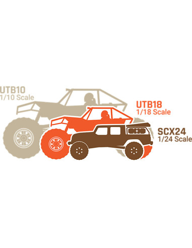 AXIAL 1/10 UTB10 CAPRA 1.9 4WS 4X4 UNLIMITED TRAIL BUGGY BRUSHED RTR - Imagen 23