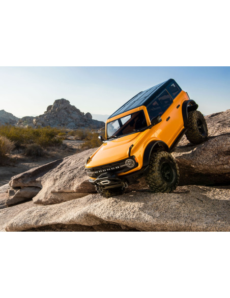 TRAXXAS TRX4 FORD BRONCO 2021 CARROCERIA SIN CLIP NARANJA,1/10 4X4 RTR(INCLUYE CAMBIO DE SERVO ORIGINAL A YELLOW 30KG) - Imagen 6