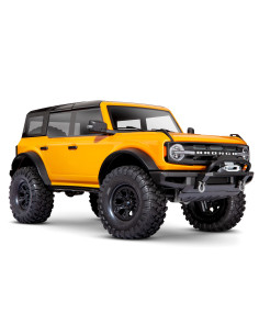TRAXXAS TRX4 FORD BRONCO 2021 CARROCERIA SIN CLIP,1/10 4X4 RTR(INCLUYE CAMBIO DE SERVO ORIGINAL A YELLOW 30KG) NARANJA - Imagen 1