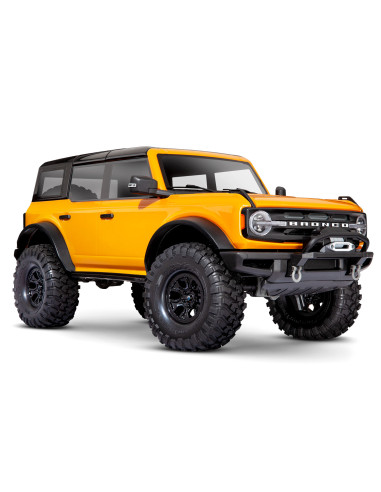TRAXXAS TRX4 FORD BRONCO 2021 CARROCERIA SIN CLIP,1/10 4X4 RTR(INCLUYE CAMBIO DE SERVO ORIGINAL A YELLOW 30KG) NARANJA - Imagen 1