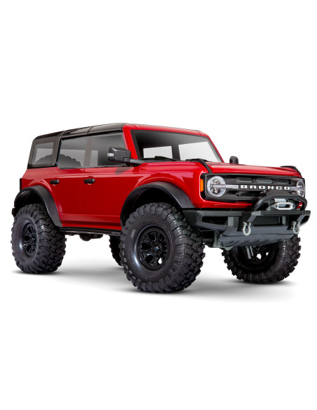 TRAXXAS TRX4 FORD BRONCO 2021 CARROCERIA SIN CLIP ROJO,1/10 4X4 RTR(INCLUYE CAMBIO DE SERVO ORIGINAL A YELLOW 30KG) - Imagen 1