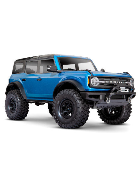 TRAXXAS TRX4 FORD BRONCO 2021 CARROCERIA SIN CLIP AZUL,1/10 4X4 RTR(INCLUYE CAMBIO DE SERVO ORIGINAL A YELLOW 30KG) - Imagen 1