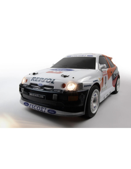 HPI Racing WR8 Flux 1996 Ford Escort RS Cosworth(NO INCLUYE BATERIA NI CARGADOR)+SOPORTES ALUMINIO PARA FIJAR CARROCERIA - Imagen 7