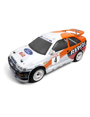 HPI Racing WR8 Flux 1996 Ford Escort RS Cosworth(NO INCLUYE BATERIA NI CARGADOR)+SOPORTES ALUMINIO PARA FIJAR CARROCERIA - Imagen 9
