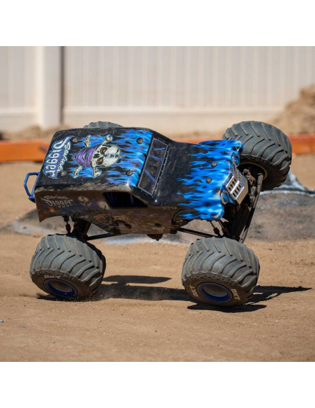 LOSI MONSTER TRUCK RTR SON-UVA 4x4 CON EJE SOLIDO BRUSHLESS 1/8, LMT 2.0 AZUL - Imagen 12