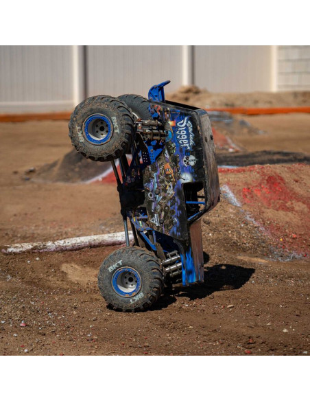 LOSI MONSTER TRUCK RTR SON-UVA 4x4 CON EJE SOLIDO BRUSHLESS 1/8, LMT 2.0 AZUL - Imagen 13