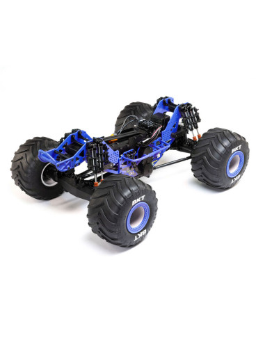 LOSI MONSTER TRUCK RTR SON-UVA 4x4 CON EJE SOLIDO BRUSHLESS 1/8, LMT 2.0 AZUL - Imagen 8