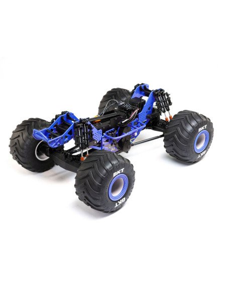 LOSI MONSTER TRUCK RTR SON-UVA 4x4 CON EJE SOLIDO BRUSHLESS 1/8, LMT 2.0 AZUL - Imagen 8