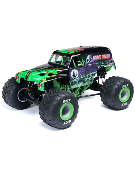 LOSI MONSTER TRUCK RTR DRAVE DIGGER 4x4 CON EJE SOLIDO BRUSHLESS 1/8, LMT 2.0 VERDE - Imagen 1