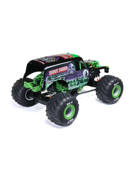 LOSI MONSTER TRUCK RTR DRAVE DIGGER 4x4 CON EJE SOLIDO BRUSHLESS 1/8, LMT 2.0 VERDE - Imagen 2