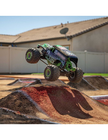 LOSI MONSTER TRUCK RTR DRAVE DIGGER 4x4 CON EJE SOLIDO BRUSHLESS 1/8, LMT 2.0 VERDE - Imagen 9