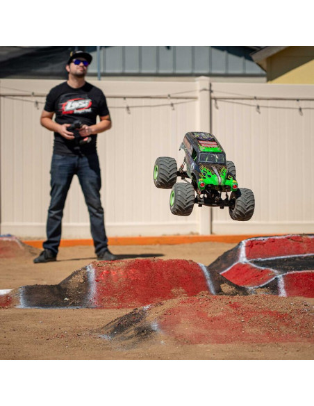 LOSI MONSTER TRUCK RTR DRAVE DIGGER 4x4 CON EJE SOLIDO BRUSHLESS 1/8, LMT 2.0 VERDE - Imagen 10