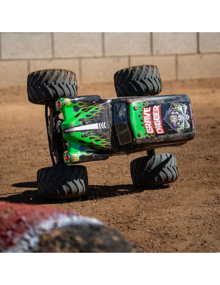 LOSI MONSTER TRUCK RTR DRAVE DIGGER 4x4 CON EJE SOLIDO BRUSHLESS 1/8, LMT 2.0 VERDE - Imagen 12