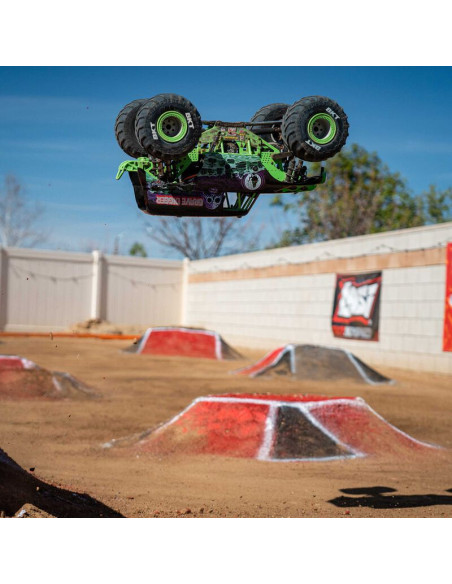 LOSI MONSTER TRUCK RTR DRAVE DIGGER 4x4 CON EJE SOLIDO BRUSHLESS 1/8, LMT 2.0 VERDE - Imagen 14