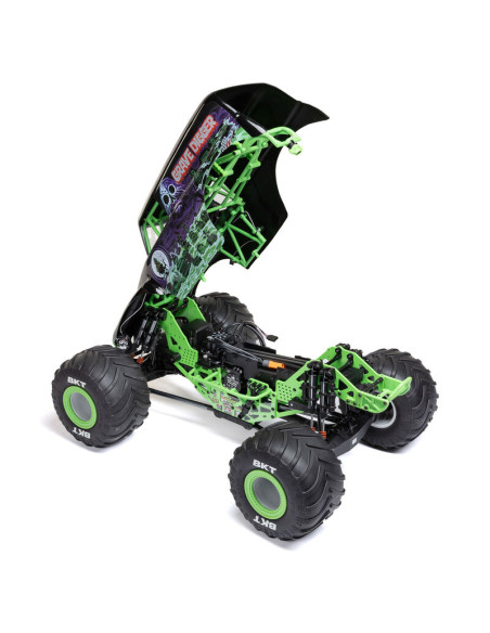 LOSI MONSTER TRUCK RTR DRAVE DIGGER 4x4 CON EJE SOLIDO BRUSHLESS 1/8, LMT 2.0 VERDE - Imagen 17