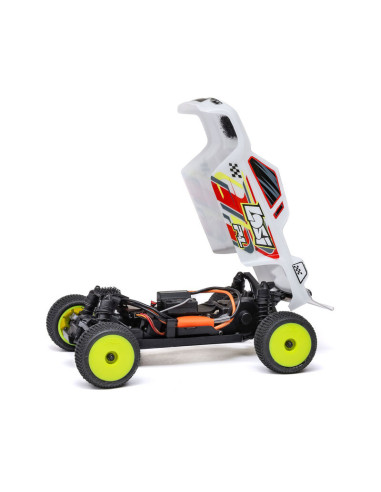 LOSI 1/28 Micro-T 2S 2WD RTR Stadium Truck,BLANCO(BATERIA Y CARGADOR INCLUIDOS) - Imagen 9
