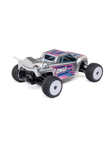LOSI 1/28 Micro-T 2S 2WD RTR Stadium Truck,GRIS(BATERIA Y CARGADOR INCLUIDOS) - Imagen 3