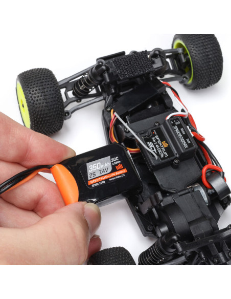 LOSI 1/28 Micro-T 2S 2WD RTR Stadium Truck,GRIS(BATERIA Y CARGADOR INCLUIDOS) - Imagen 10